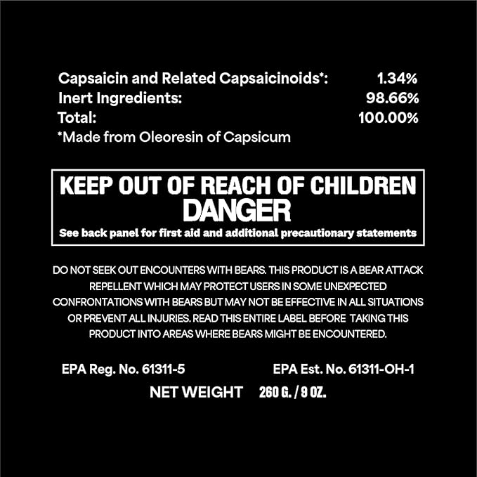 Mace Animal Repellent Sprays - Guard Alaska Bear Spray & Muzzle Dog Repellent Spray, EPA Registered, Outdoor Safety & Self Defense Protection for Hiking, Camping, & Animal Encounters