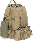 Tacticool 2 Pack Molle Pouches - Tactical Compact Water-Resistant EDC Pouch