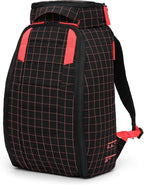 Db Journey The Hugger - Durable Travel Backpack with Laptop Compartment for Work & Gym, Luggage Backpack with Roller Bag Attachment, Full-Zip Main Compartment, 25L - Coral Flash