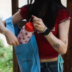 BOTTLE BOTTLE 32oz Insulated Water Bottle Stainless Steel Sport Water Bottle with Straw Dual-use Lid Design for Gym with Pill Box