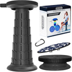 2025 Upgraded XXL Collapsible Stool with Cushion 20.4", 200Kg Max Weight, Wider & Taller Pop Up Seat, Heavy Duty Portable Retractable Folding Stool or Travel Foot Rest, Gift for Camping & Outdoors