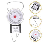 Portable Luggage Scale with Hook 22 Kilogram Hanging Travel Suitcase Weight Scale for Accurate Baggage Weighing