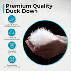 Puffy Blanket for Cold Weather - Down Camping Blanket with Sustainable Insulation, Lightweight & Warm Outdoor Camping Quilt, Water-Resistant, Compact & Packable