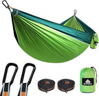 NATUREFUN Ultra-Light Travel Camping Hammock | 300kg Load Capacity,Breathable,Quick-Drying | 2 x Premium Carabiners,2 x Nylon Slings Included | Outdoor Indoor Garden