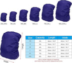 PATIKIL Waterproof Backpack Rain Cover Oxford Cloth Backpack Cover Anti-Slip Cross Buckle Straps for Hiking Camping