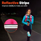Weighted Vest, 6lb/8lb/12lb/16lb/20lb/25lb/30lb Weight Vest for Men Women, Body Weight Vests Adjustable with Reflective Stripe for Strength Training, Running, Training Workout, Jogging, Walking