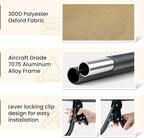 OneTigris SUPRAGRIS Camping Cot, Support Up to 400lbs, Lightweight Comfortable Folding Bed for Camping, Hiking, Backpacking, Travel, Car Trips, Office Nap