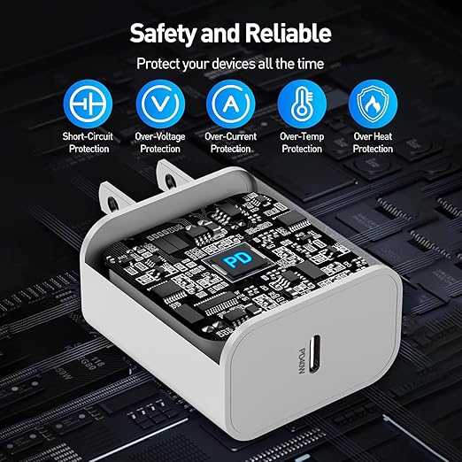 Fast Charger iPhone 17/16/15,2Pack 40W USB C Wall Charger Block 10FT USB C to C Fast Charging Cable Cord 40W Plug Quick Apple Chargers for iPhone 17 Pro Max/17 Air/16 Pro/15Pro/Plus,iPad Pro/Air/Mini