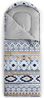 Sleeping Bags for Adults and Kids，3D Printing Camping Sleeping Bag for Girls Boys Lightweight Waterproof Cold/Warm 3-Season，Outdoor Travel with Compression Bags