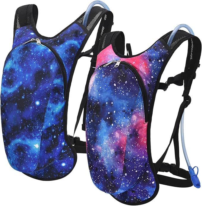 Roptat Hydration Backpack Pack with 2L Hydration Bladder - Lightweight Water Backpack Water Pouch for Women Men Running Riding Biking Music Festival