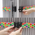 Travelkin Luggage Straps TSA Approved - Adjustable Cross Suitcase Straps with TSA Lock, Reinforced Buckle, Unique Pattern - Secure Heavy Duty Luggage Straps for Travel (Honeycomb)