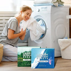 AIDEA Laundry Detergent Sheets, Fresh Linen Scent-(60 Loads) 30 Sheets, Eco-Friendly Laundry Detergent, No Plastic Jug, Lightweight, Easy To Use For Travel
