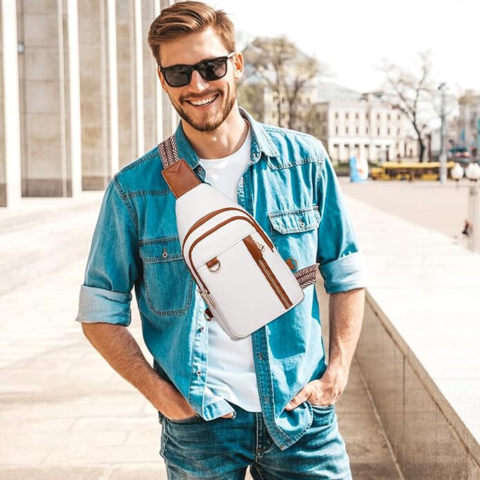 Cross Body Bags for Woman Men Sling Bag Chest Bag with Adjustable Strap Crossbody Handbags Women's Crossbody Bags