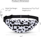 MAXTOP Large Crossbody Fanny Pack with 4-Zipper Pockets,Gifts for Enjoy Sports Festival Workout Traveling Running Casual Hands-Free Wallets Waist Pack Phone Bag Carrying All Phones