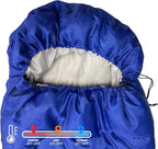 Camping Sleeping Bag for Adults, 3-4 Season Warm & Cold Weather Waterproof Envelope Sleeping Bags for for Backpacking Hiking Travel Outdoors, Adult All Weather Sleeping Bag with 1.5/2/3/4/5lbs Filling