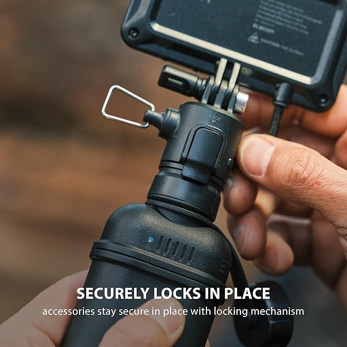 NESTOUT Rugged Outdoor Camping LED Lantern w/ Mini Tripod, Dimmable USB Powered Soft LED Light, IP44 Water Dust Resistant, 10-350 Lumen, Portable Lamp for Power Bank EDC Travel, LAMP-1 (Black)