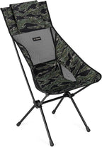 Helinox Sunset Chair Lightweight High-Back Collapsible Camping Chair Xray Tiger Camo, 3.4Ibs Outdoor Chairs, Picnic Chair, Portable Camping Chair, with Side Pockets