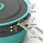 Sea to Summit Frontier Ultralight Collapsible Pouring Pot for Camping, 2.2 Liter