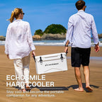 EchoSmile 25/30/35/40/60/75 Quart Rotomolded Cooler, Built to Stand up to The Rigors of The Journey