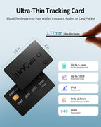 Wallet Tracker for iOS & Android, 5-Year Battery Life, IP68 Waterproof, Ultra-Slim Design, Works with Apple Find My and Google Find Hub, Smart Card Locator for Passport, Keys, Bags
