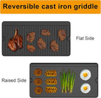 Reversible Pre-seasoned Cast Iron Griddle for Camp Chef TB90, TB90LW, TB90LWG, TB90LWG15, EX90LW, SPG90B, GB90D,Accessories for Camp Chef Professional Flat Top Griddle,16'' x 24''