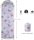 QOOMO Camping Sleeping Bags,3 Season Warm & Cool Weather,Lightweight,Waterproof Sleeping Bags for Adults & Kids,Traveling,and Outdoors,Camping Gear Equipment