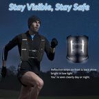 Running Vest for Women Men, Adjustable Chest Straps Running Hydration Vest with 1.5L Water Bladder, Lightweight Breathable Reflective Hydration Pack for Marathon, Trail, Hiking, Cycling