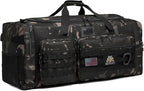130L Extra Large Duffle Bag for Men, Heavy Duty Duffle Bag for Travel, Large Sports Gym Equipment Bag for Hockey Football Soccer Baseball Basketball & Team training, Dark CM