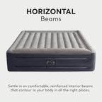 Intex King Air Mattress, Dura-Beam Plus 16.5" Inflatable Bed with Built-in Pump