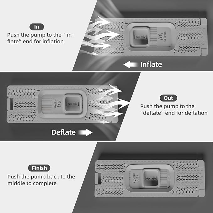 Full Self Inflating Sleeping Pad Built-in Electric Pump, 3.14" Thick Air & Memory Foam Camping Mattress, 2 Person Outdoor Camping Mat for Rooftop Tent Car Truck Van Car Traveling Double