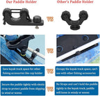 Kayak Paddle Holder, Save Kayak Track Space, Fishing Net, Fishing Poles Holder for Fishing, Track Mount Accessories