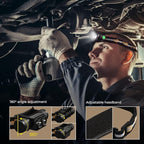 77outdoor LED Rechargeable Red Headlamp, D25LR Powerful Lightweight Headlight with 90 High CRI Bright White Light and 660nm Deep Red Light, USB C Charging for Camping, Hiking, Hunting