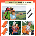 Qunclay 12 Set Emergency Sleeping Bag Survival Bivvy Sack Blanket with Whistles Lightweight Portable Thermal Survival Bag Thick Tent with Hood Extension Nylon Stuff Sack