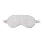 Sleep Mask Pure Linen Eye Mask, with Elastic Band,Comfort Sleeping Shade for Nighttime Sleeping, Traveling & Napping,Side Sleeper Eye Cover Cooling with Travel Bag Gift Package(Natural)