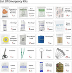 Survival First Aid Kit, MOLLE Medical Pouch Tactical First Aid Kit for Home, Car, Hiking, Travel, Camping, JungleGreen