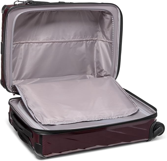TUMI - 19 Degree Lite 4 Wheel Luggage - Lightweight and Highly Durable, Modern Contour, Hard Shell Men's and Women's Suitcase - 21.75" International Carry-On, Wine