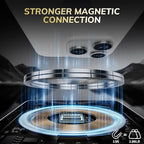 [0.3" Ultra Slim] [Alloy-Made] [Credit Card] Magsafe Portable Charger for iPhone, 2026 Upgrade 5000mAh Fast Charging Magnetic Power Bank, Wireless Battery Pack for iPhone 17 Air 16 15 Pro Max 14 13