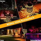 Butterfly Solar Lanterns Outdoor Waterproof Women Birthday Gifts for Mom Grandma Sister Garden Decor Metal Hanging Solar Lights for Yard Patio Backyard Lawn Porch Decorations