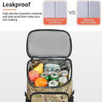 Kalesi Cooler Backpack 36 Cans Lightweight Insulated Backpack Cooler Leak-Proof Travel Camping Lunch Backpack Outdoor Cutlery Backpack for Men and Women