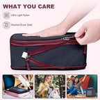 7 Set Compression Packing Cubes Packing Organizer for Travel,Travel Accessories for Carry on Luggage Suitcase Backpack Expandable Organizers