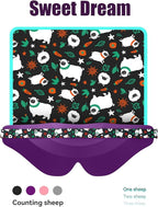 Sleep Mask for Side Sleeper Women Men, EVA BELLE Eye Mask for Sleeping Light Blocking, 3D Sleeping Mask Blackout, Soft Breathable Eye Shade Cover with Adjustable Elastic Strap for Travel Home Nap Rest