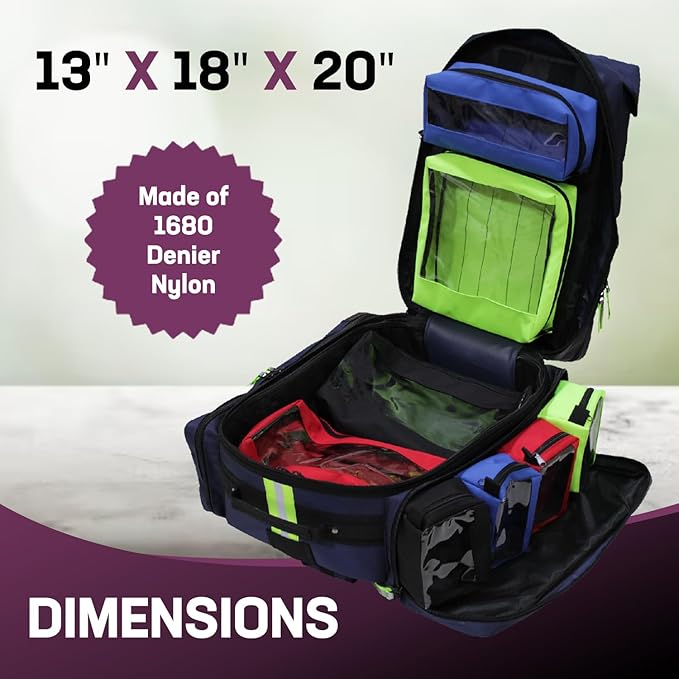 Kemp USA Premium Ultimate EMS Backpack