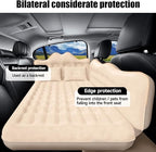 Car Air Mattress, Inflatable SUV Truck Air Mattress Back Seat Camping Bed Thickened Car Sleeping Pad for Travel, Car Bed SUV Mattress with Air Pump 2 Pillows