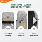 SKYSPER Sling Bag RFID Anti-Theft Crossbody Bag Recycled Travel Cross Body Bag Shoulder Sling Daypack
