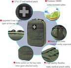 Carlebben EMT MOLLE Ifak Pouch Tactical MOLLE Medical First Aid Kit Utility Pouch Olive