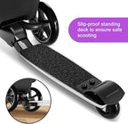 Baotree 2-in-1 Ride-On Scooter Suitcase, Scooter Luggage for Kids Ages 5-12, Foldable & Lightweight Carry with LED Light-Up Wheels