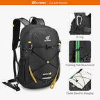 SKYSPER Small Hiking Daypack, 20L Lightweight Travel Backpacks Day Hike Pack with Waist Strap for Women Men