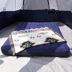 KAMPKEEPER Camping Cot,Camping Cots for Adults,Folding Camping Cot with Inflatable Air Mattress and Carry Bag,for Outdoor Travel Camp Beach Vacation (not Included The Airpump)