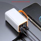 4 Slot Power Bank Fit for 4x21700 Lithium Battery, DIY Plastic Case Battery Charger Box Case