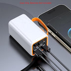 4 Slots 21700 Battery Charger Box LCD Display Case Quick Charge Power Bank Case Shell for Cell Phones Accessory